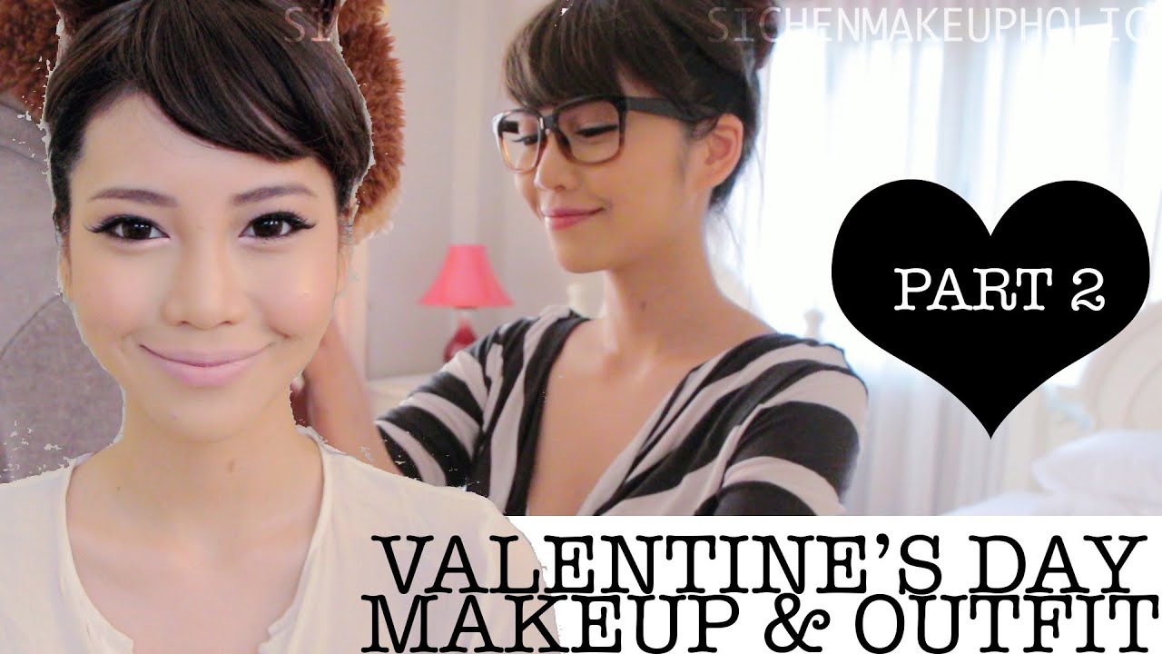 Get ready with me ! Easy Valentine's Day Makeup & Outfit PART 2 YouTube