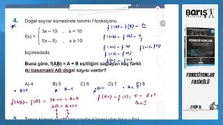 Fonksiyon Test 9 Kazanım Bakış