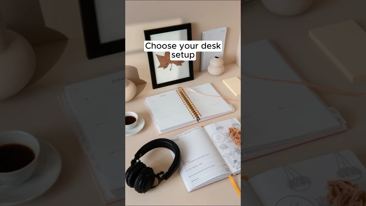 Choose your aesthetic desk setup 