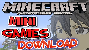 MINIGAMES MAP DOWNLOAD MINECRAFT PS3 PS4 EU & US / DISC & DIGITAL