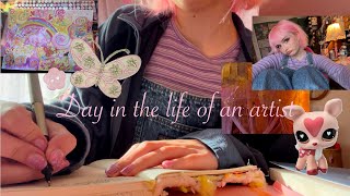 Rainy day in the life of an artist