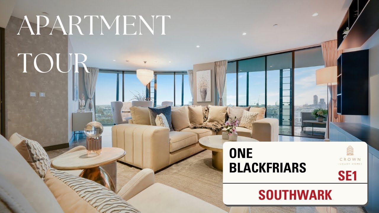 Inside this Luxury Apartment with Tremendous Views of The River Thames & St Paul's Cathedral 🤩