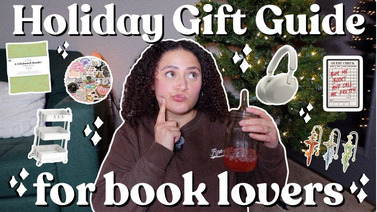 bookish gift guide | BOOKMAS DAY 7 | 2025 - YouTube