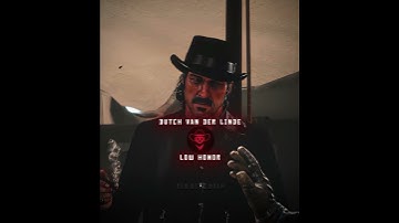 RDR2 Characters Honor Levels 😇👿 [4k] #shorts