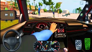 Taxi sim 2020 || Honda civic plus car games || Taxi simulator || @Ride  Game Foot screenshot 3