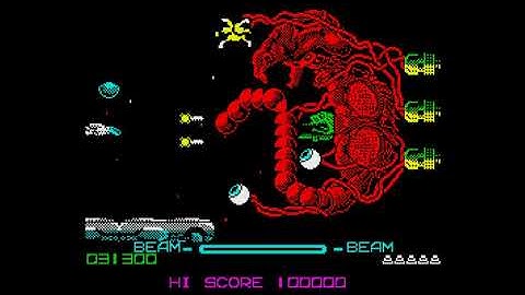 ZX Spectrum R-Type with MSX music & sound effects