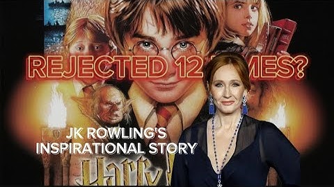 She was rejected by 12 publishers | JK Rowling Inspirational Story #jkrowling #harrypotter