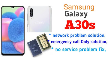 samsung a30s network problem | samsung a30s emergency call Only solution @GsmYusufPathan