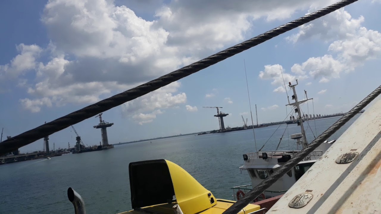 3rd bridge project update and how to operate a mobile crane for the beginners