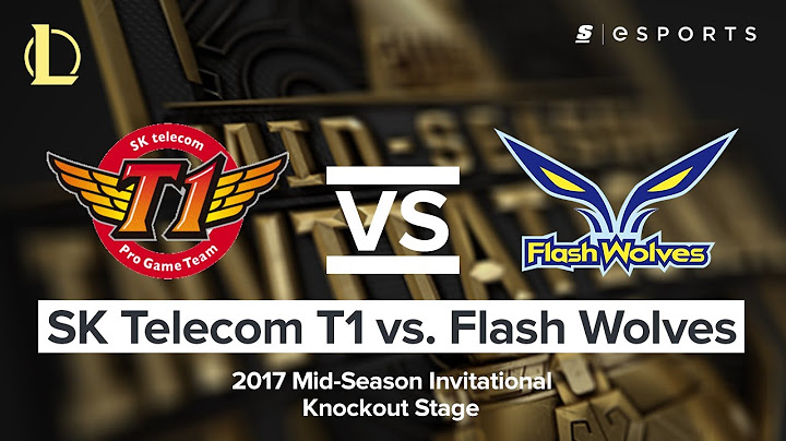 HIGHLIGHTS: SK Telecom T1 vs. Flash Wolves (2017 MSI Semi Finals)
