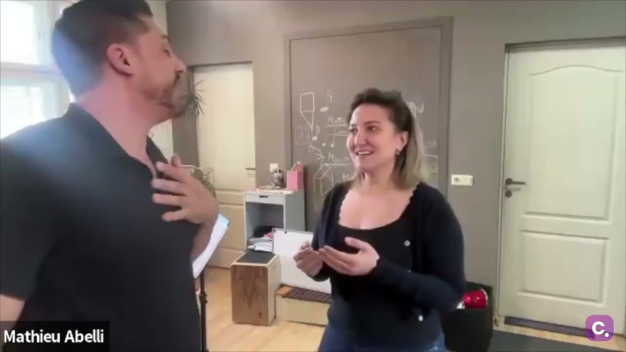 Coaching session on “Un bel di vedremo” with vocal coach Mathieu Abelli and soprano Ana-Maria Lungu
