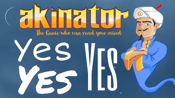 Clicking only yes in Akinator , What will happen ??