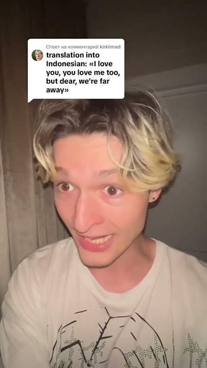 “I Love You” in Indonesian🇮🇩 #kirkiimad #tiktok #humor #funny #indonesia #akusayang #iloveyou #ily