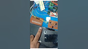 IR LED based fire detection system using PIC16F877A microcontroller. #firedetection #electronics