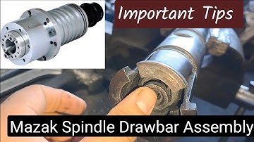 mazak spindle drawbar assembly#cnc #industries#automation