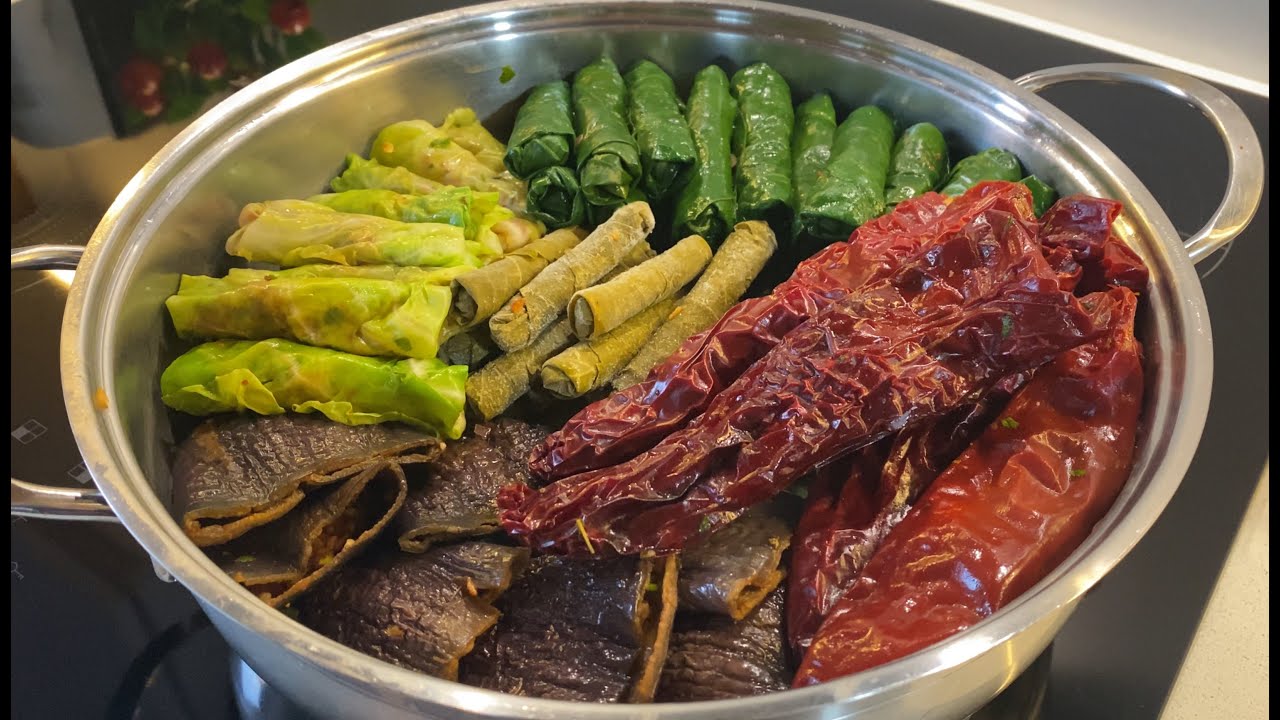 💯DOLMALARIM NEDEN BU KADAR LEZZETLİ⁉️SIRRI NE⁉️👌Bıçak Kıymasıyla Mazi Kokan Kış Dolması