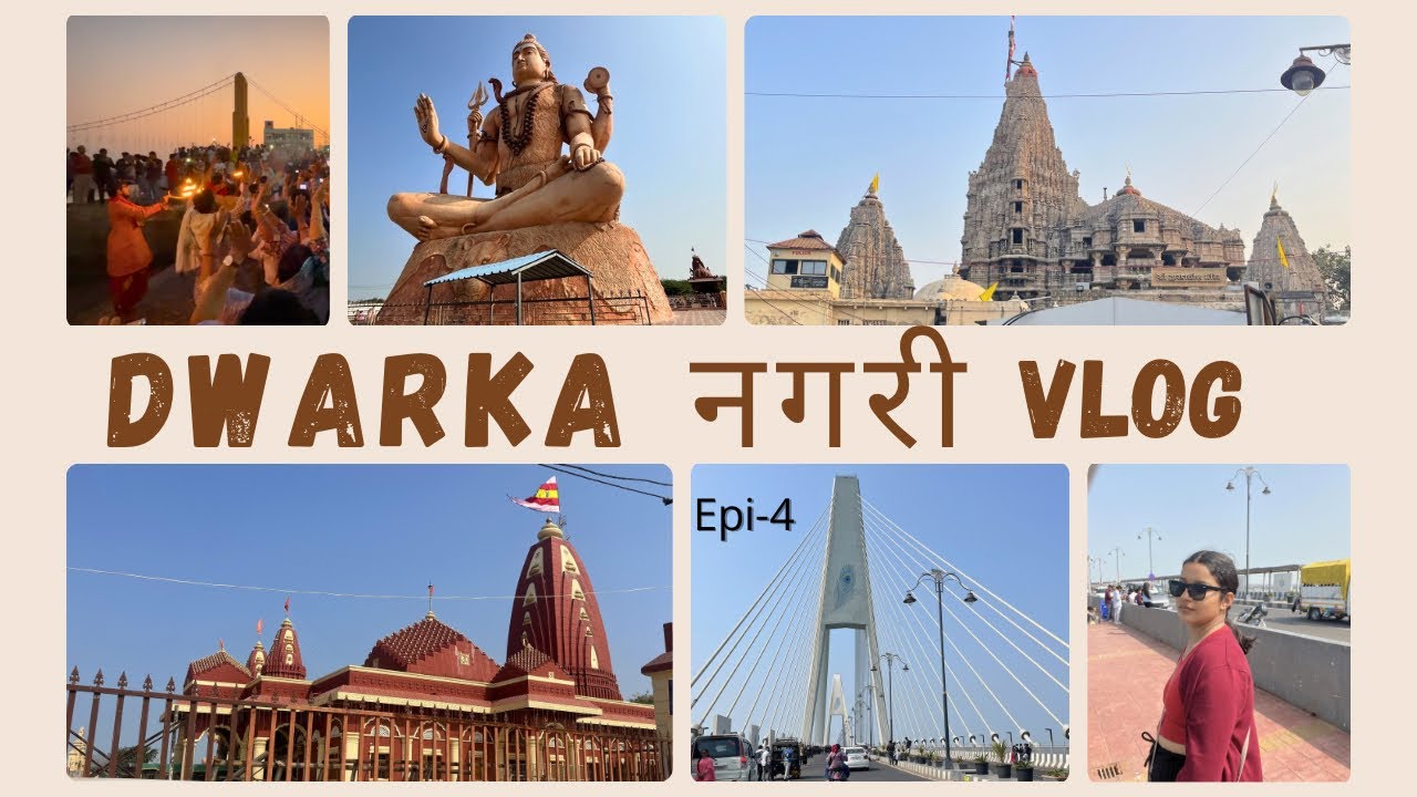Epi-4 Dwarka नगरी Vlog | Dwarkadhish live Darshan| Dwarka to Bet Dwarka | GujratTrip #travel #daily