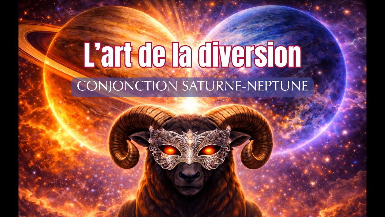 🎭🔥 Conjonction Saturne–Neptune : La mascarade des alliances
