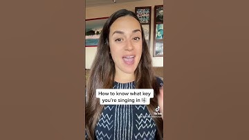How to know what key you’re singing in #shorts