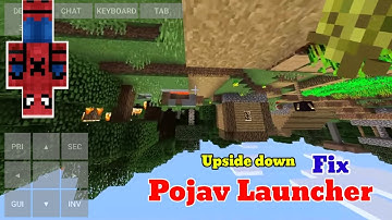 How to fix Upside down Screen  in Pojav Launcher 1.18 fix  Invert screen + Lag Fix new