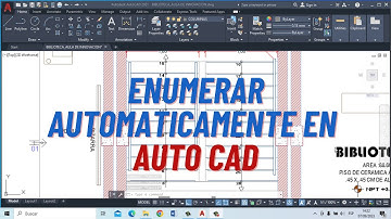ENUMERAR AUTOMATICAMENTE EN AUTOCAD