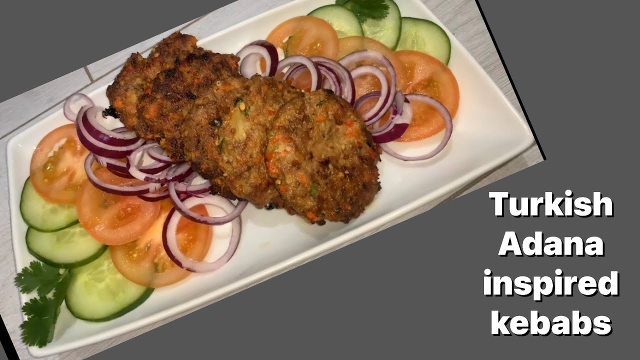 Turkish Adana inspired kebabs recipe (V215)