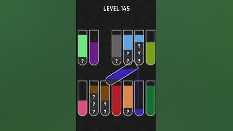 Water Sort Puzzle Level 145 Walkthrough Solution iOS/Android