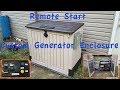 DIY Generator Enclosure Shed With Remote Start