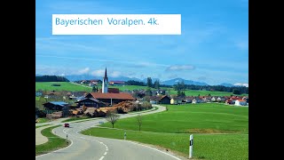 Bayerischen Voralpen. 4k Video.