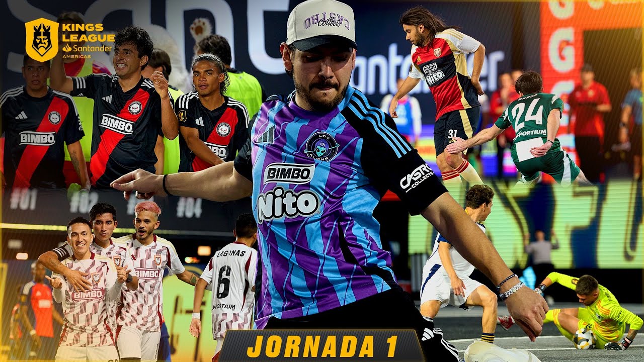 RESUMEN de TODA la JORNADA 1 de la Kings League Santander Americas por Chris Kings