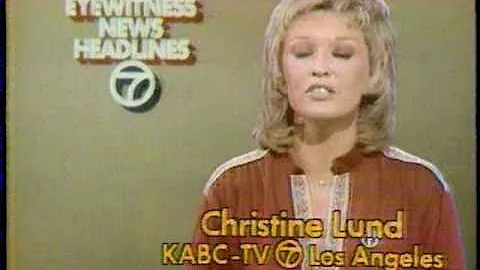 KABC news bumper with Christine Lund