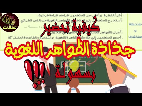 جذاذة الظواهر اللغوية التراكيب الصرف و التحويل إملاء المنهاج المنقح ابتدائي