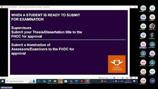 Faculty of Engineering and the Built Environment Postgraduate Processes