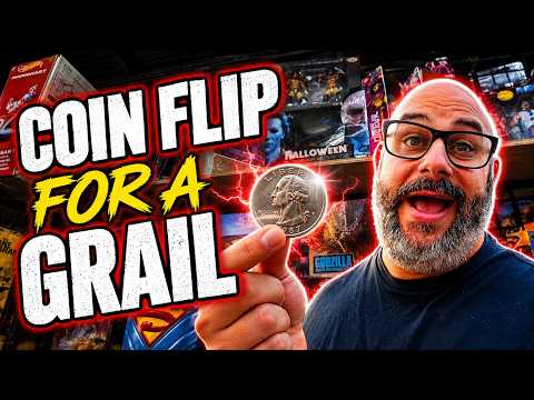 COIN FLIP FOR A GRAIL!!! Toy Hunting at The Retro Exchange