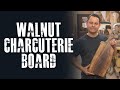 Live Edge Walnut Charcuterie Board // Black Dog Builds