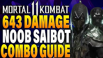 Mortal Kombat 11 Noob Saibot Combos - MK11 Noob Saibot Combo Tutorial - Daryus P
