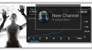 عملت قناة يوتيوب بالذكاء الاصطناعي فقط - قناة يوتيوب بدون ظهور للمبتدئين
