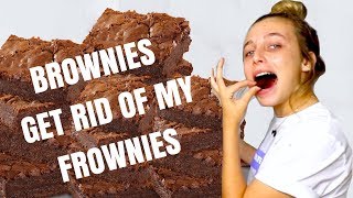 i made brownies because i had a bad day