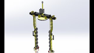 AIM6888- 250 lbs CAP dual gripper with 12 cups and an inline slide valve