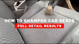 How to Shampoo Car Seat Effectively with the Bissell Spot Clean Pro Extractor!