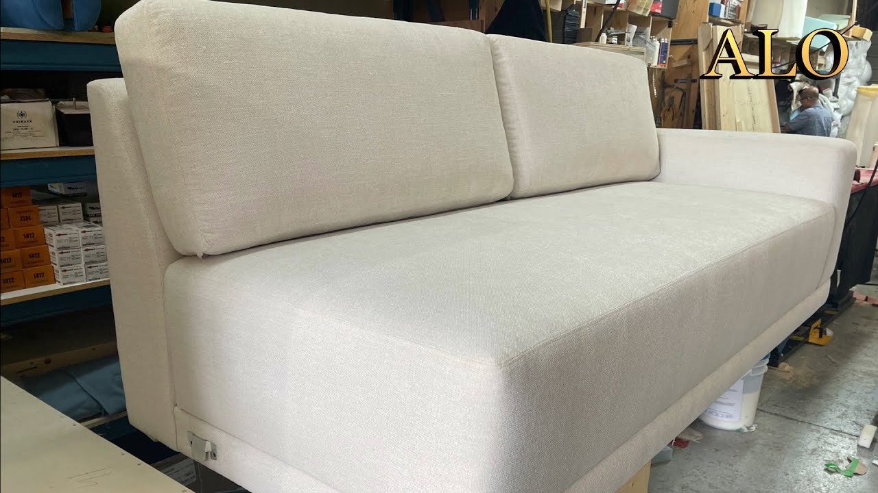 HOW TO UPHOLSTER A SOFA ALO Upholstery YouTube