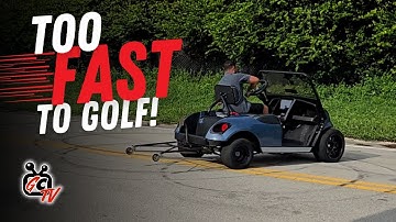 78 MPH Racing Golf Cart Built on Navitas Chassis - GolfCartingTV