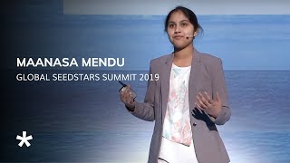 Access to clean affordable energy - Maanasa Mendu, Global Seedstars Summit…