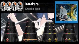 Kessoku Band - Karakara [Clone Hero / Rock Band 3 Custom Chart] [No Audio]