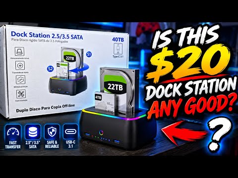 IS THIS $20 HARD DRIVE DOCK ACTUALLY WORTH IT?! 😱💾