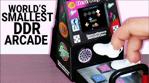 I made the world’s smallest DDR Arcade