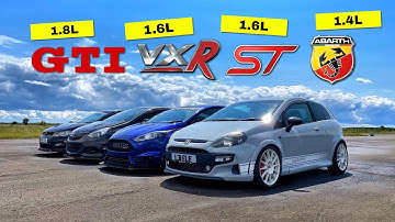 THE FASTEST TUNED HOT HATCH 6.. GTI vs VXR vs ST vs ABARTH