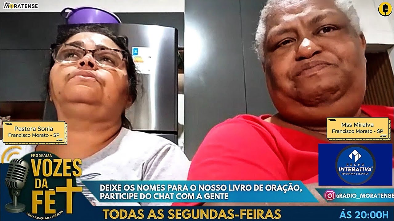 Programa Vozes da Fé Ap Mss Miralva Convidadas Pastora Sonia e Levita Ariane!