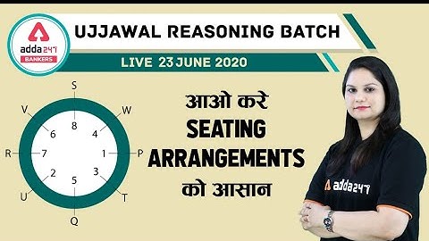 आओ करे Seating Arrangements को आसान | UJJAWAL | Reasoning Batch