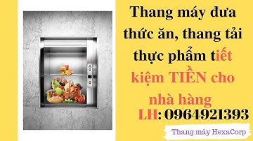 Thang tải thực phẩm - Bật mí địa chỉ lắp đặt thang tời thực phẩm chất lượng và uy tín nhất hiện nay
